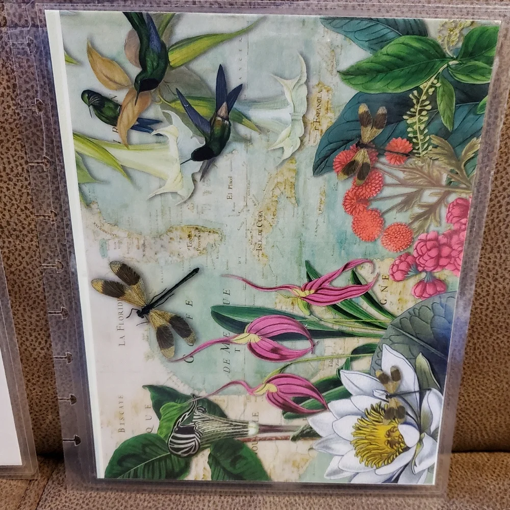 Hand made cover for your Classic size Disc Bound Planner Amy